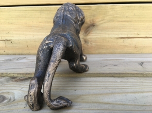 Löwe - Bronze-Look - Gusseisen